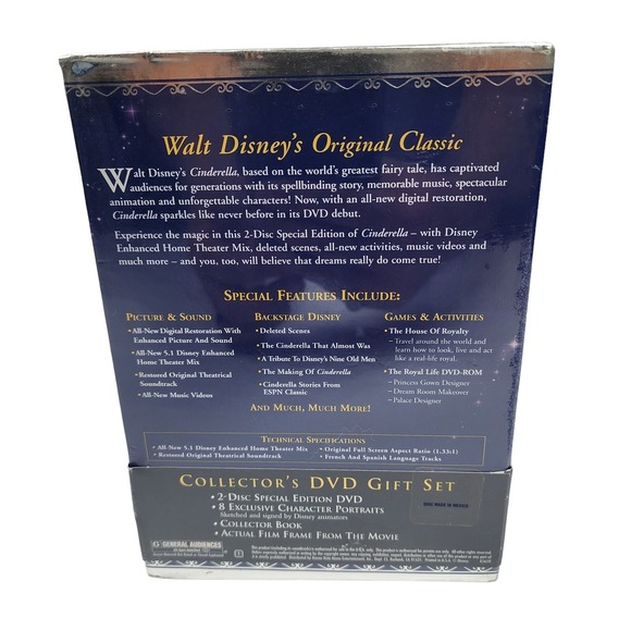 Walt Disney Cinderella Special‎ Edition Collectors Gift Set - Picture 4 of 6